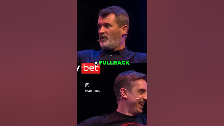 Roy Keane playing football with Gary Neville