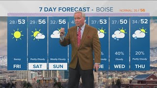 Boise-area evening weather: Sunny, pleasant into the weekend