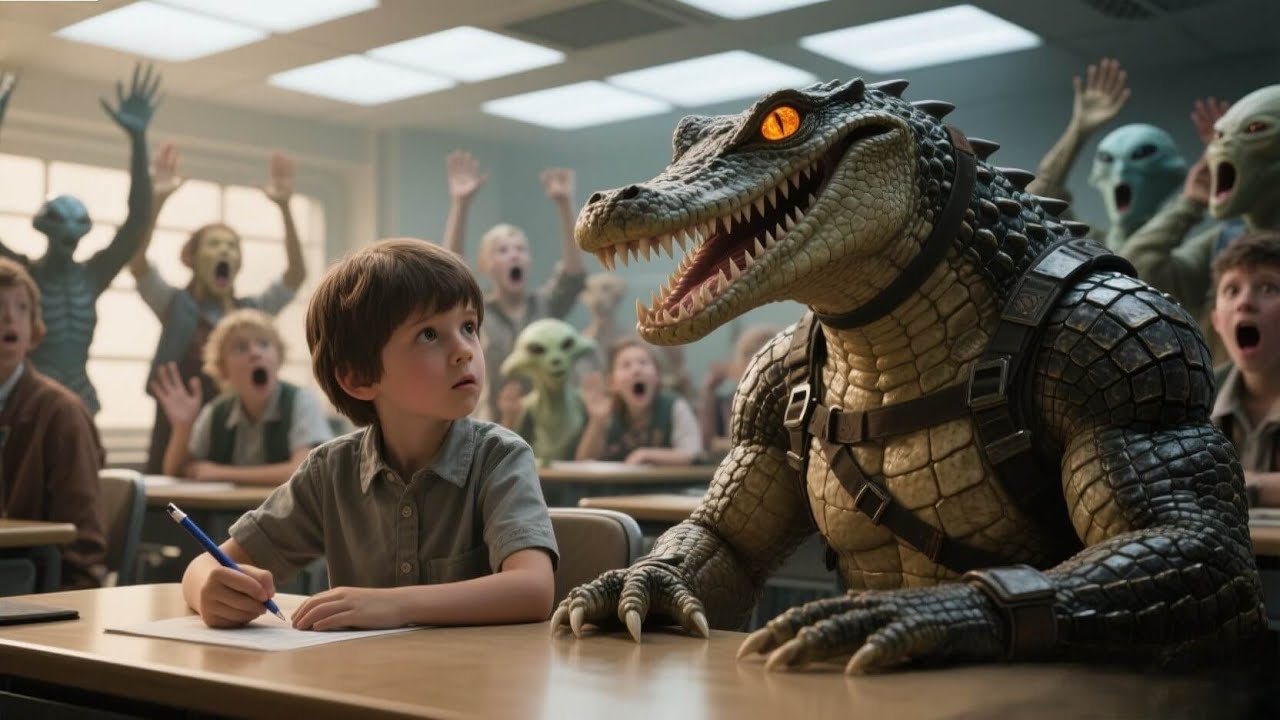 Alien Classroom Fell Silent—A Deathworld Apex Predator Sat Next to the ...