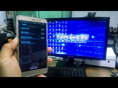 Cara Setting HP Menjadi Modem Untuk Internetan Di Komputer / PC Desktop