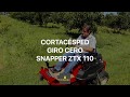 Cortacsped giro cero snapper ztx110    intermaquinas 