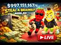 Roblox Live : STEAL A BRAINROT LIVE STREAM CHALLENGE DAY 5 #shorts ​ #roblox #roblox #livestream