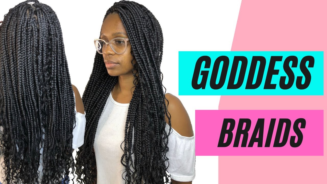 Goddess Braids / Box braids com cachos - thptnganamst.edu.vn