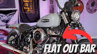 Street Bob Fat Out Bar install