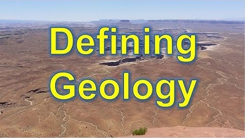 Defining Geology