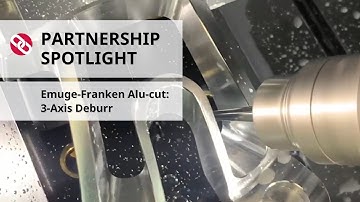 Programming 3-Axis Chamfers with Multiaxis Deburr