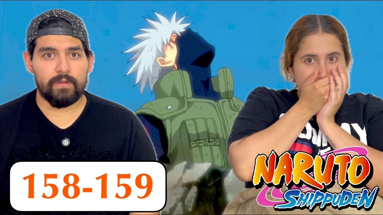 MI ESPOSA REACCIONA POR PRIMERA VEZ A NARUTO SHIPPUDEN capitulo 158-159
