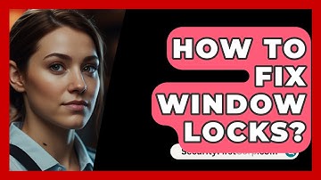 How To Fix Window Locks? - SecurityFirstCorp.com