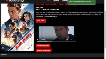Movie Ticket Booking Website | PHP & MySQL | Full Project Demo