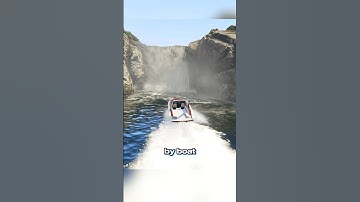 Crossing GTA 5 map with a boat #gta #gta5 #gaming