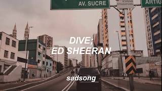 Dive - Ed Sheeran (Traducida al Español) Resimi