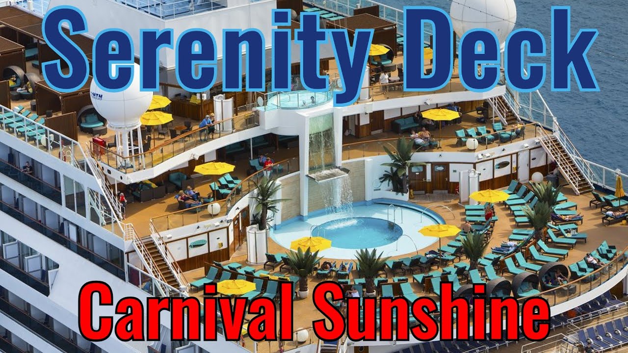 carnival cruise serenity deck