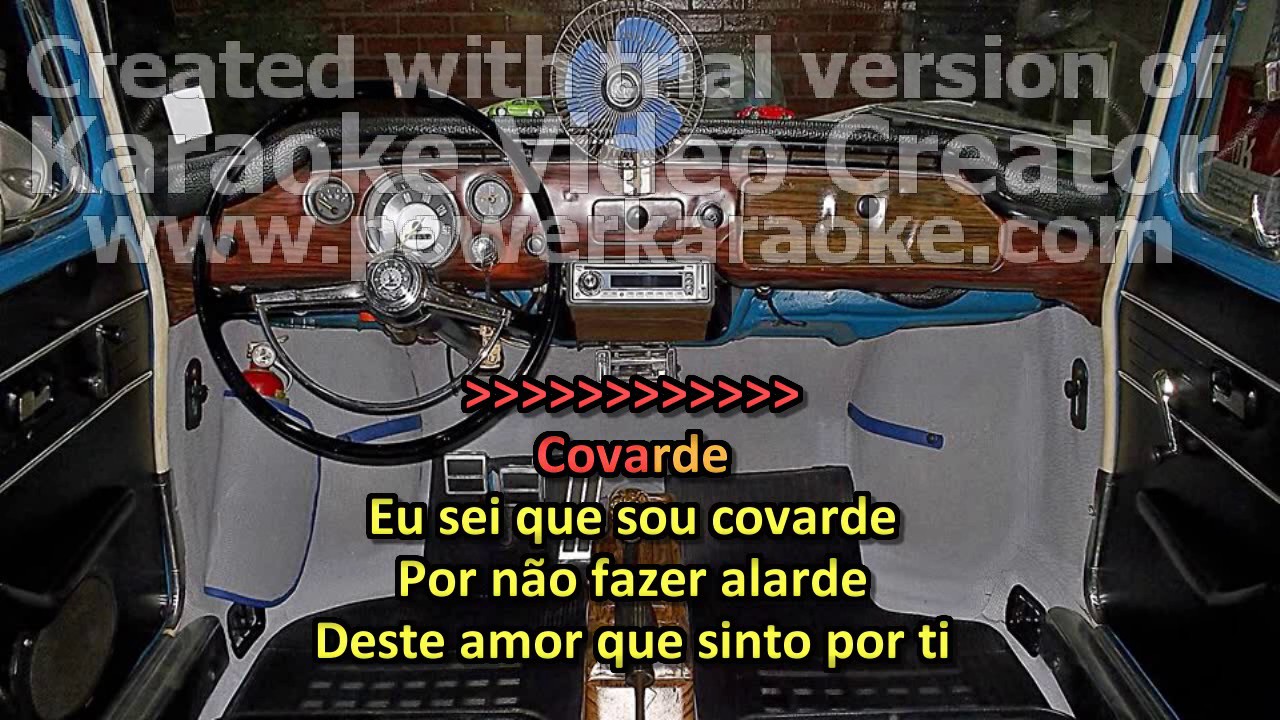 karaoke johnny CAUBY PEIXOTO KARAOKE, VIDEOKE COVARDE