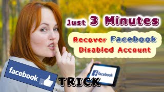 How to recover a Disabled FACEBOOK Account | In ENGLISH | Not a Big Deal | Facebook Login Problem