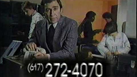 Control Data Institute Boston commercial 1982