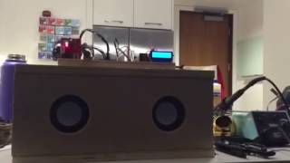 Finished Bluetooth speaker prototype