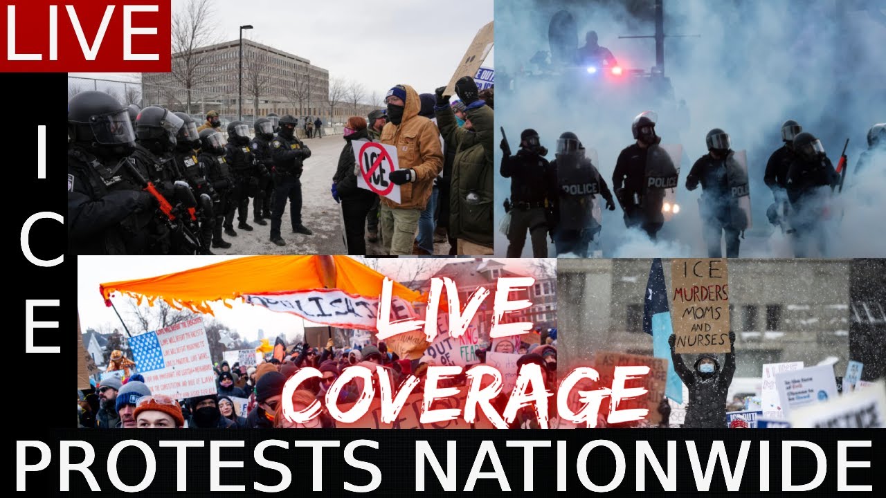 MINNESOTA LOS ANGELES PORTLAND ICE PROTESTS Multi-Cam 01-30-2026 PART 1