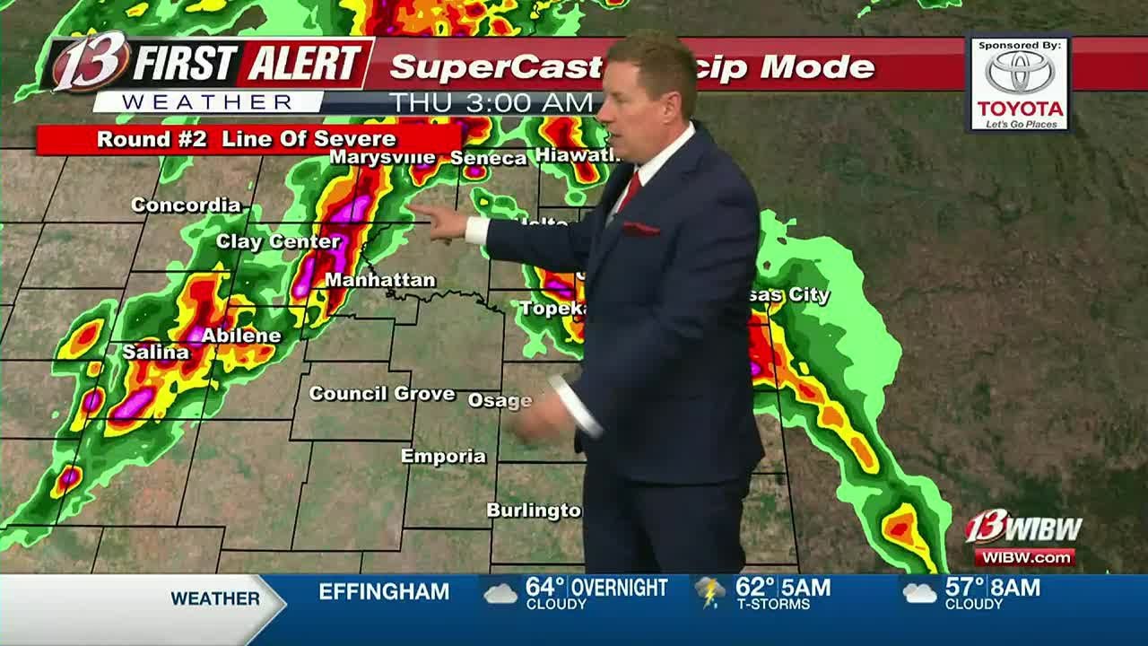 Another round of Severe Storms possible tonight - YouTube