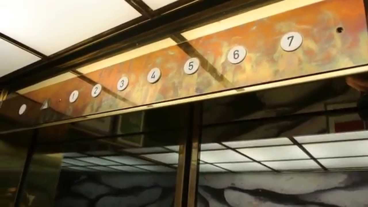 Amazing 1991 KONE classic traction elevators @ Hotel**** Scandic Grand Marina in Helsinki, Finland