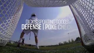 Men's Lacrosse Defense: Poke Check Tips