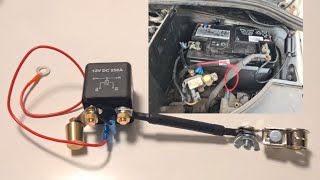 Remote Car Battery Disconnect Relay Switch  Anti Theft Safety UNBOXING & EASY INSTALL TUTORIAL