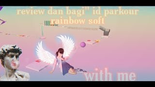 review dan bagi" id parkour rainbow soft❤️||sakura school simulator. screenshot 4