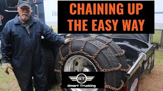 How To Install Triple Snow Chains on a Truck + A Hack + A Story!