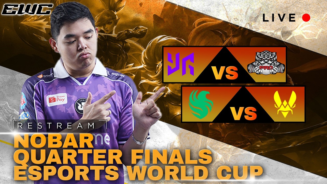 RESTREAM KNOCKOUT STAGE EWC !! TEAM VITALITY VS FALCON PH BEST OF 5 #mlbbidcreator