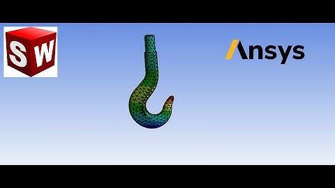 Crane Hook Modelling and Analysis (Static Structural) || #caddesign #CAE