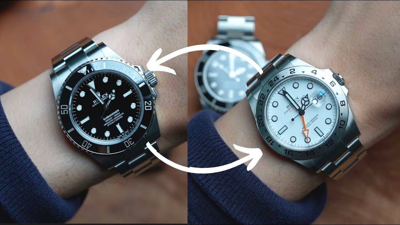 Comparison: Rolex Submariner Vs Rolex Explorer II