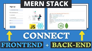 ? MERN 29: Connect React with NodeJS & MongoDB | Stored Registration Form Data in Database in MERN