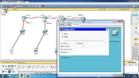 คลิปสอน การทำงานโปรแกรม Packet Tracer เบื้องต้น