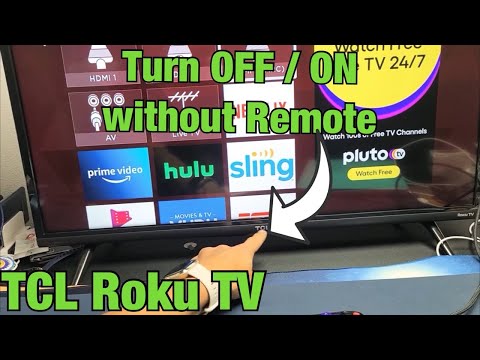 TCL Roku TV: How to Turn OFF / ON without Remote