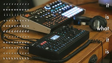 *it is what it is* | NEW SINGLE | octatrack & hydrasynth