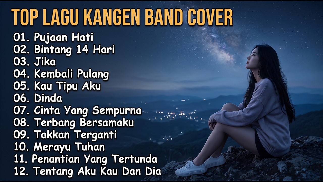 TOP LAGU KANGEN BAND COVER FULL ALBUM PUJAAN HATI, BINTANG 14 HARI, JIKA, KEMBALI PULANG