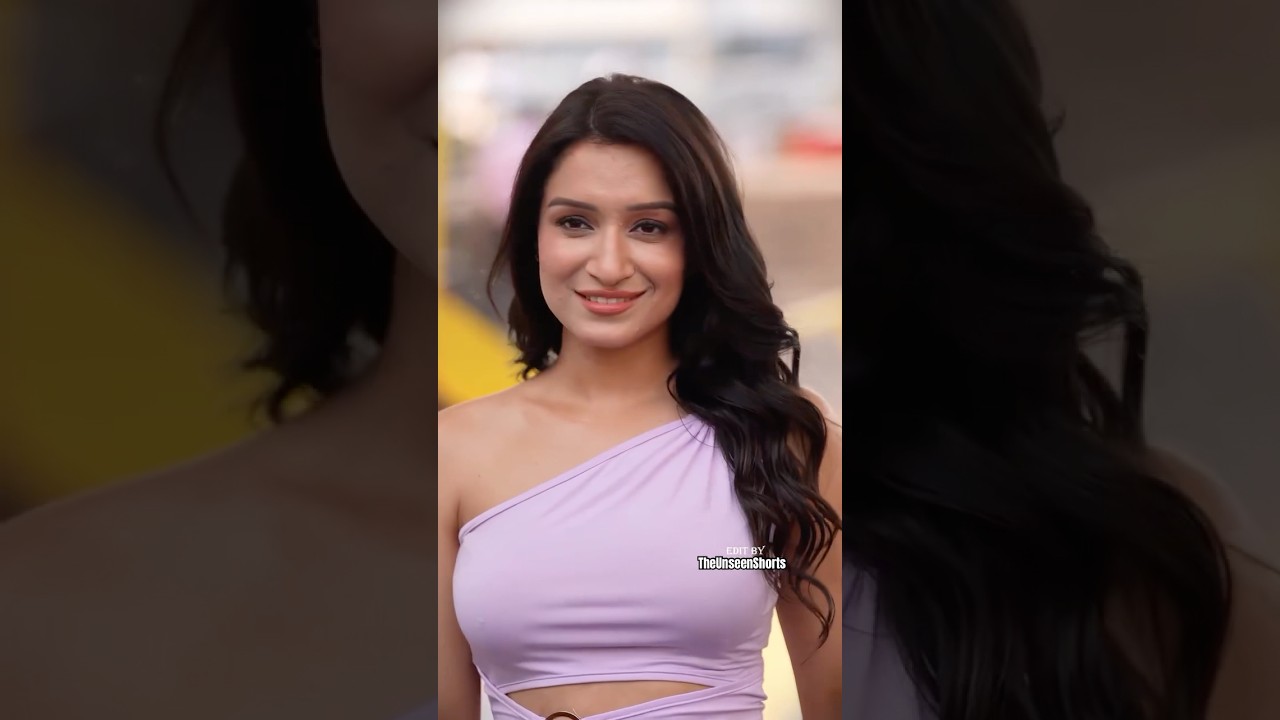 Shefali Bagga looks so gorgeous in sleeveless purple outfit🔥💜|The Unseen Shorts Edits