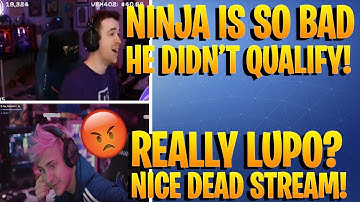 Ninja & DrLupo Get into a Huge *FIGHT* & Are NO Longer Friends! *TOXIC*