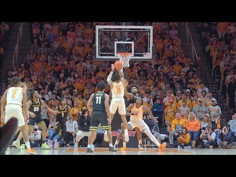 Jordan Gainey scores! Tennessee Volunteers Basketball vs Vanderbilt Commodores #GoVols