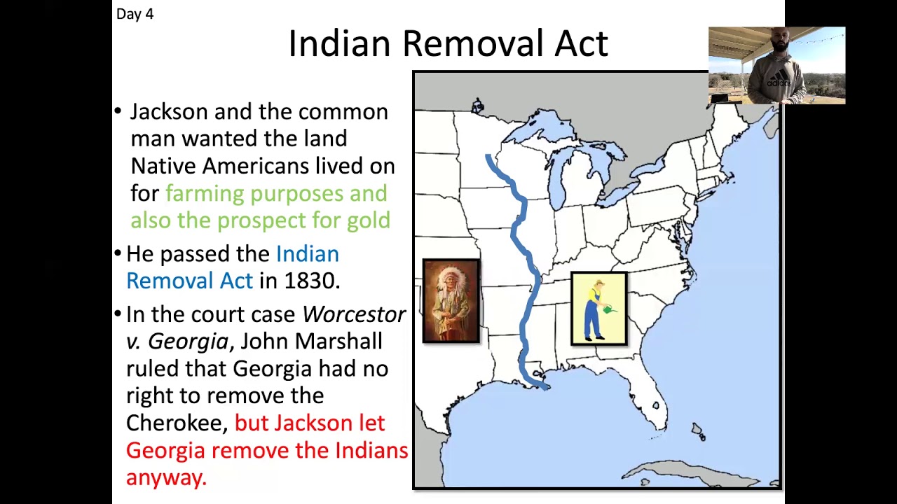 Lesson on the Indian Removal Act and the Trail of Tears