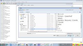 Tutorial for UCINET half matrix  : 教學範例