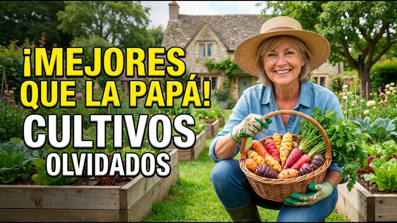 8 Cultivos OLVIDADOS que producen MÁS que la PAPA y nadie siembra.