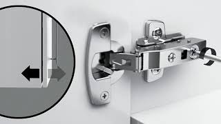 Sensys Hinge Door Front Attachment, Removal And Adjustment by Hettich