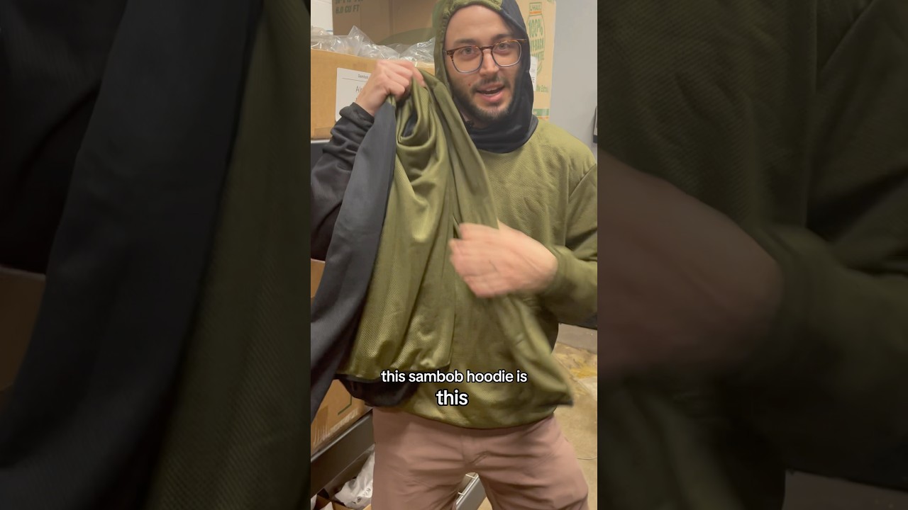 🌱 Sambob Octa Hoodies: Quick-drying, airy hoodie that is lighter and warmer