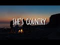 Jason aldean  shes country lyrics