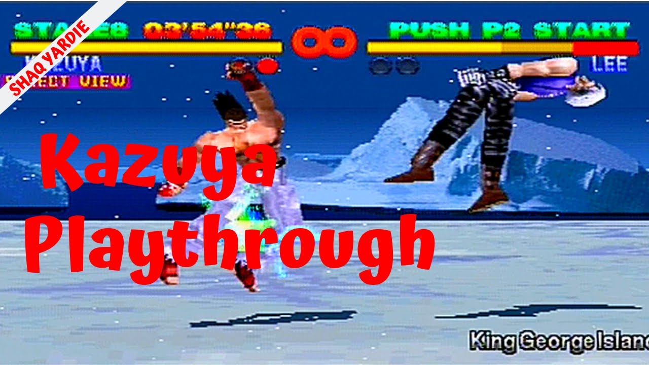 Tekken 1 - Kazuya Playthrough - Ultra Hard