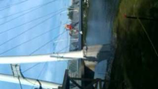Zip line IPFW Riverfest