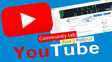 Community tab || How to Create YouTube Community Post Vote || YouTube Community Post Ts Tech Talk