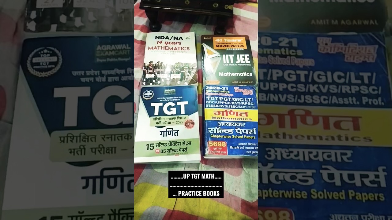 UP TGT MATH practice book. 