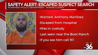 Authorities searching for escaped inmate