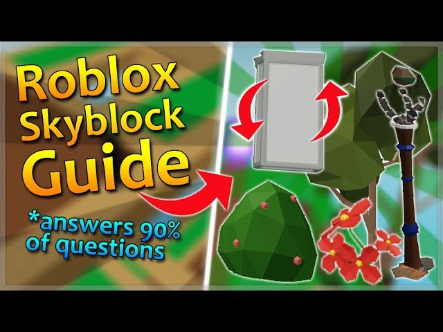 Roblox Sky Block Guide Get Flowers Get Clay Use Totem